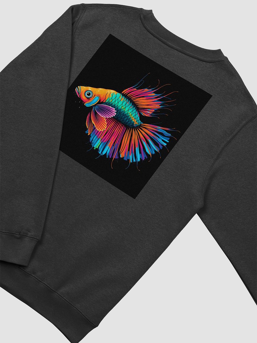 Vibrant Fish Graphic Crewneck Sweatshirt product image (4)