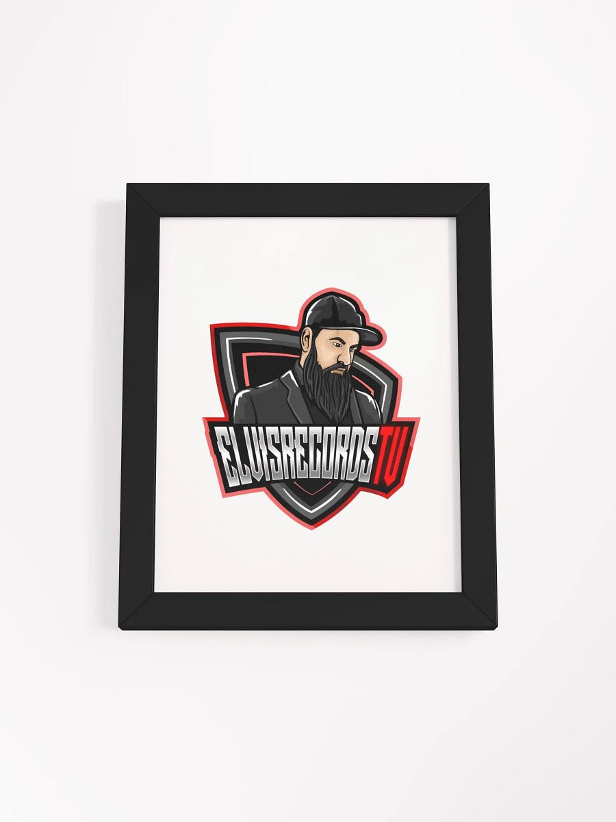 ELVISRecordsTV Logo Framed Matte Poster product image (14)