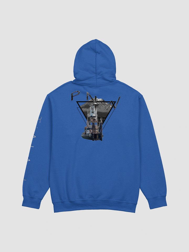 Triangle-Mt Raine- PNW Terri L. Brusco - Sleeve Twin Anchor Hoodie product image (1)