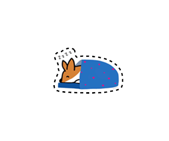 Sleeping Corgi Sticker product image (1)