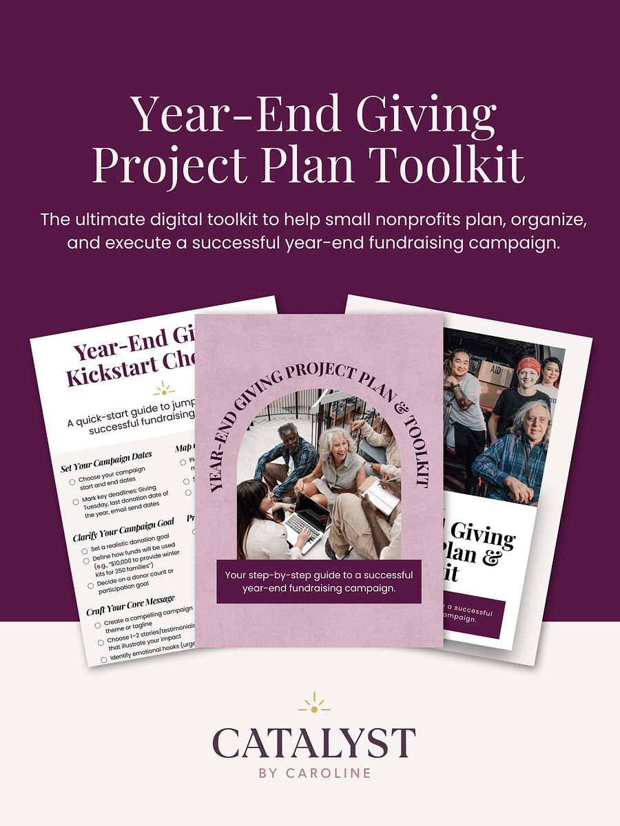 Year-End Giving Project Plan Toolkit product image (1)