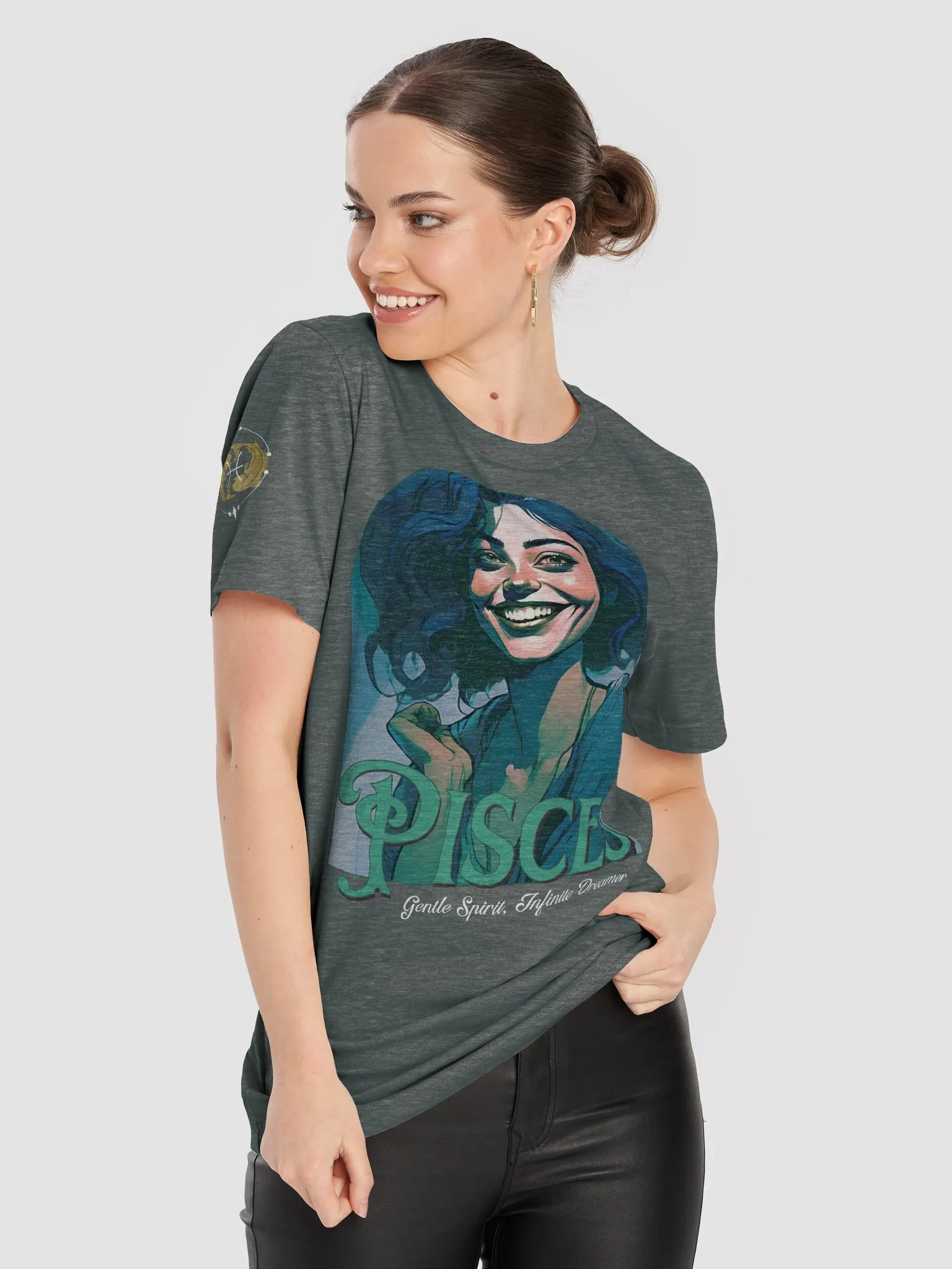 Celestial Pisces Woman T-Shirt (DTG) product image (7)