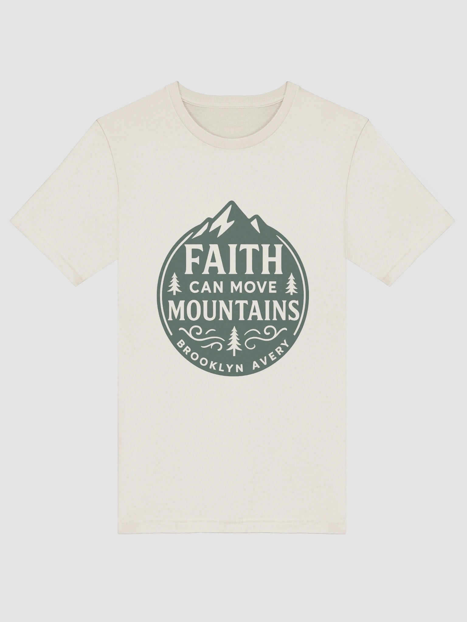 Faith Can Move Mountains Emblem T-Shirt product image (5)