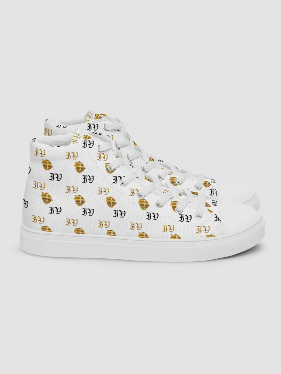 Victor Ivyic Women's High Top Canvas Shoes White product image (6)