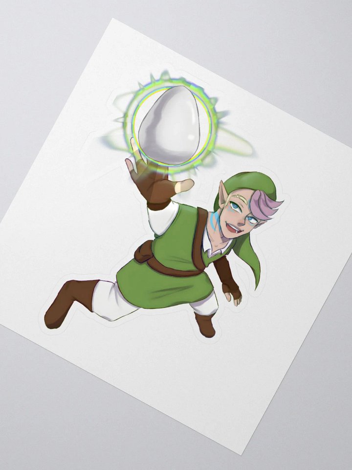 'The Legendary Hero 2: Egg of Sustenance' Sticker product image (4)