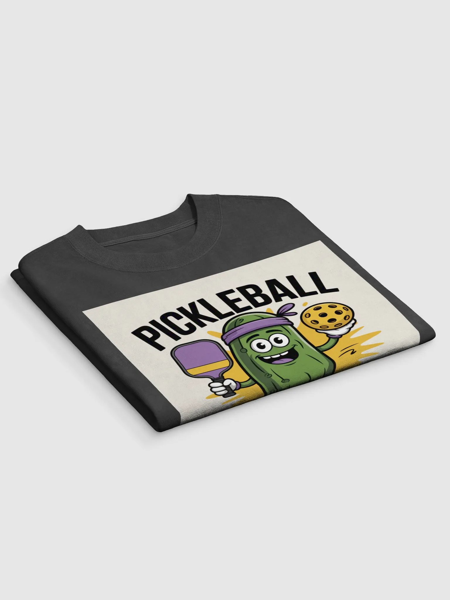 "Pickleball Power Hoodie – Funny Pickle Character Design" product image (10)