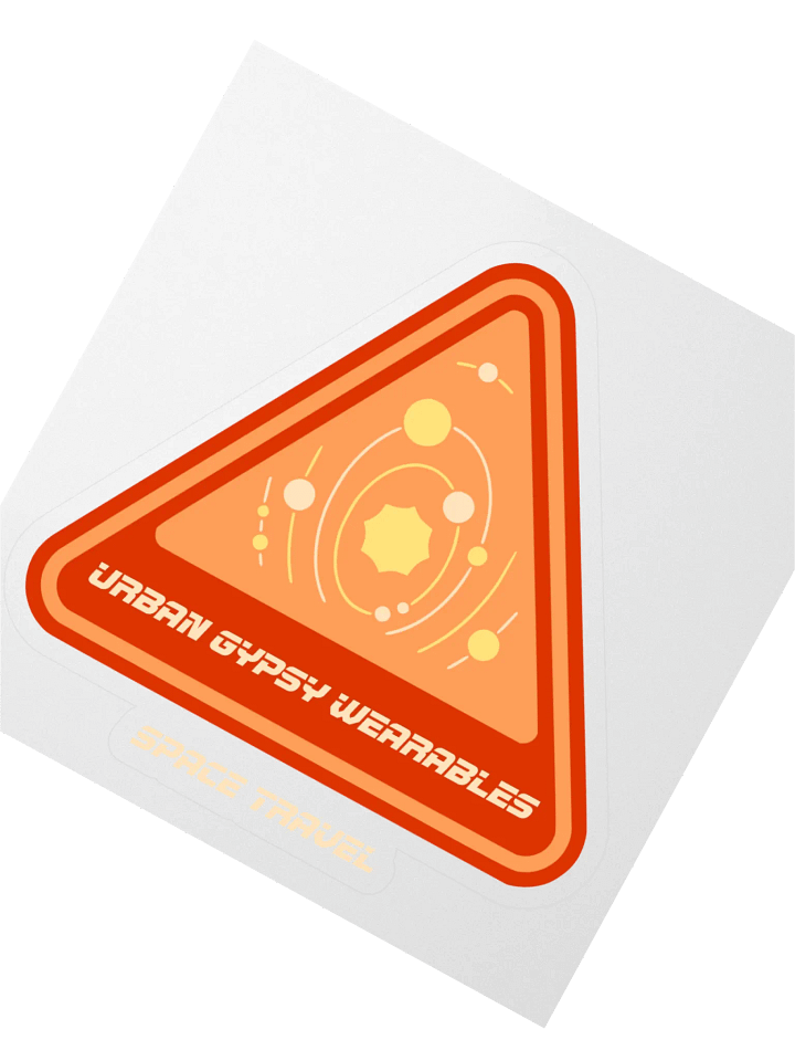 Orbiting Space Travel Kiss Cut Stickers product image (2)