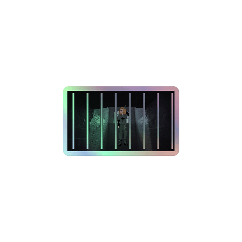 rhysie jail sticker