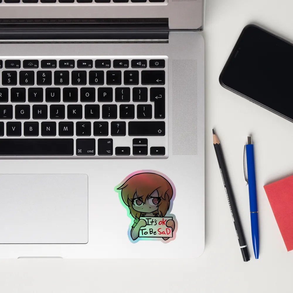 Miko: its okay to be sad Holo-Sticker! product image (10)