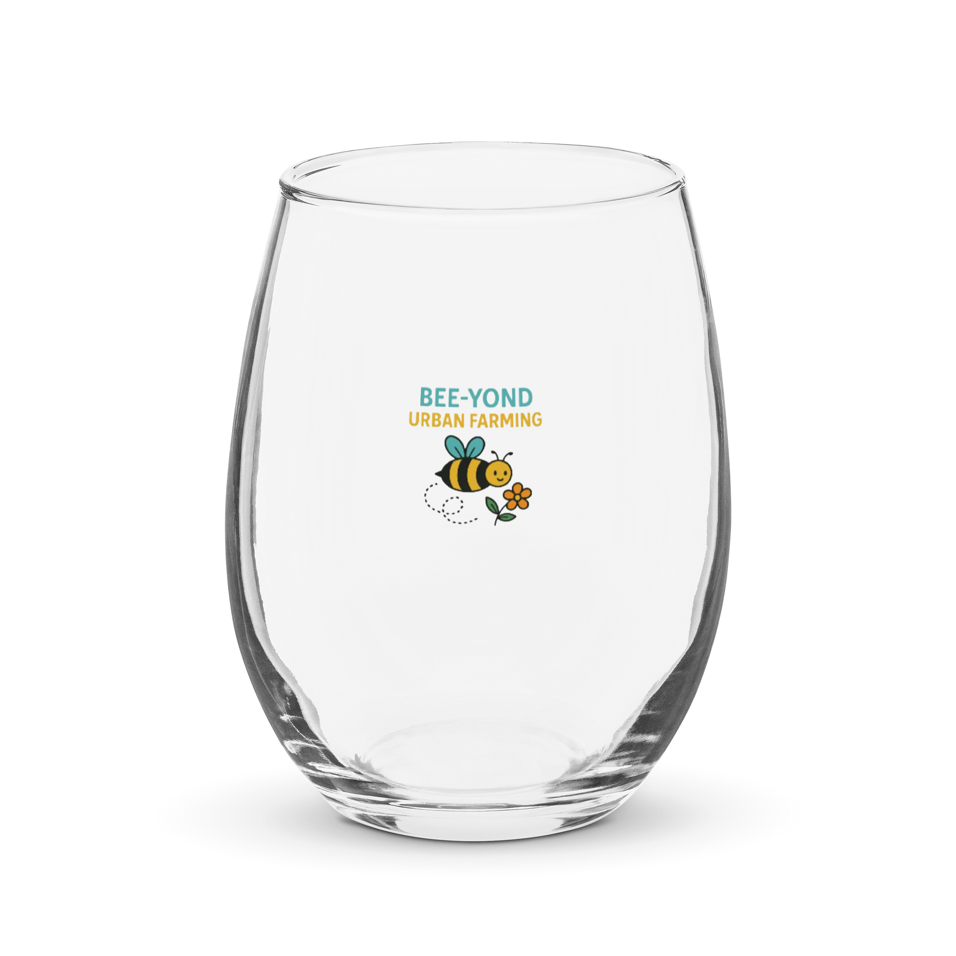 BEE-YOND URBAN FARMING Stemless Wine Glass product image (1)