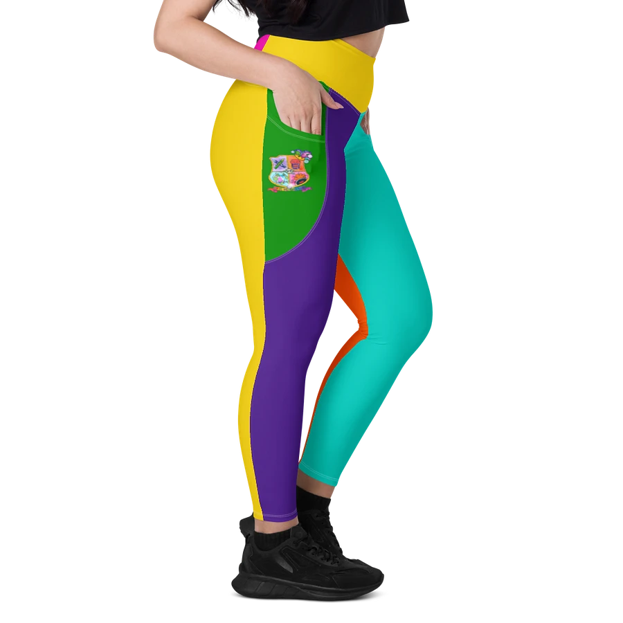 School of Chaos Colourblock Leggings product image (57)