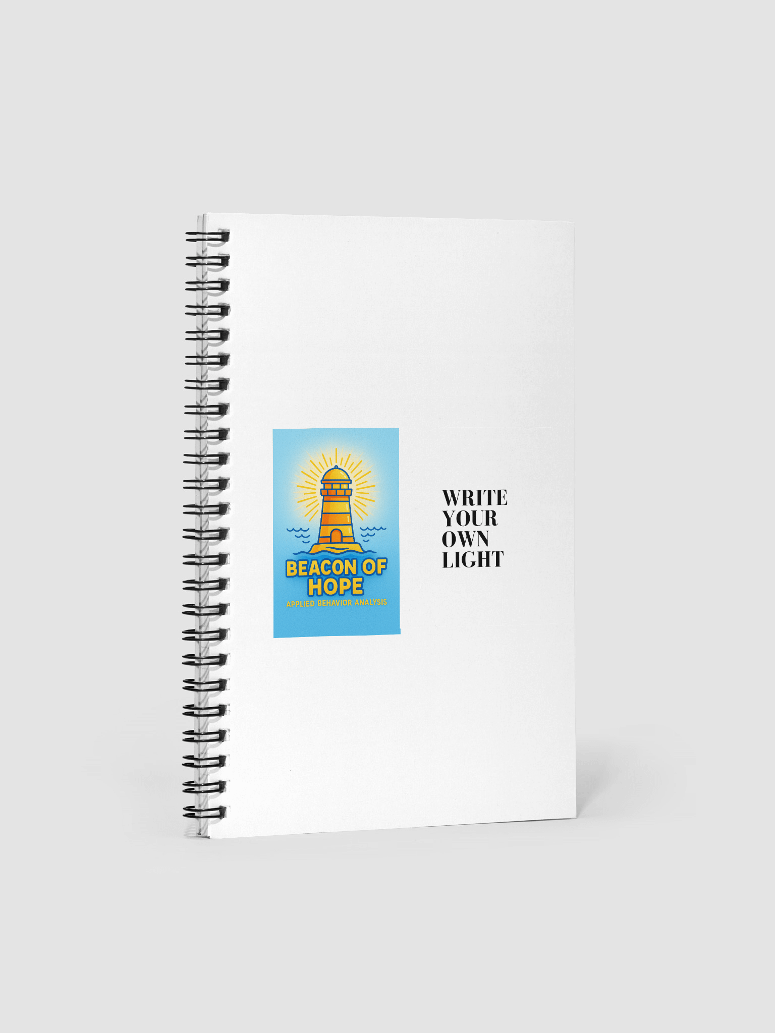Illuminate Your Thoughts - Spiral Notebook product image (1)