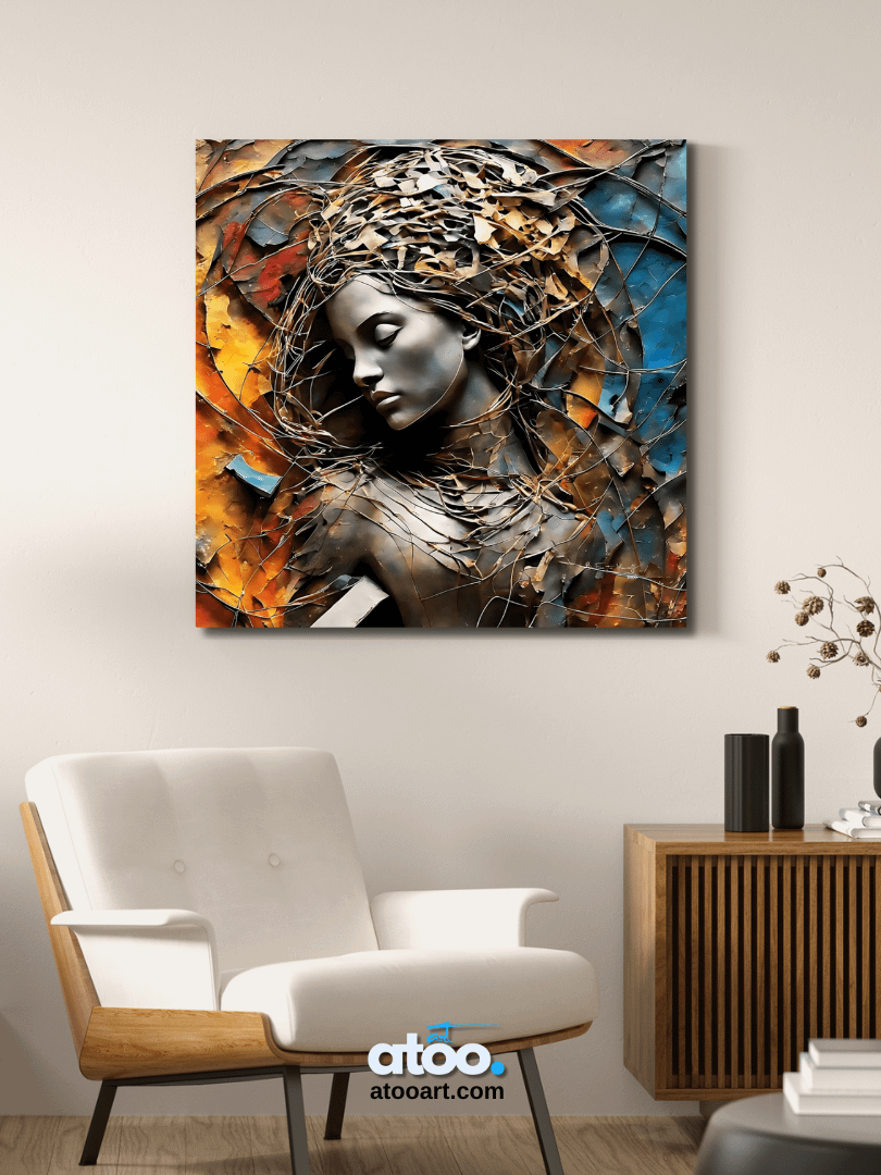Be Free to Yourself | Silent Resistance | Canvas Painting product image (5)