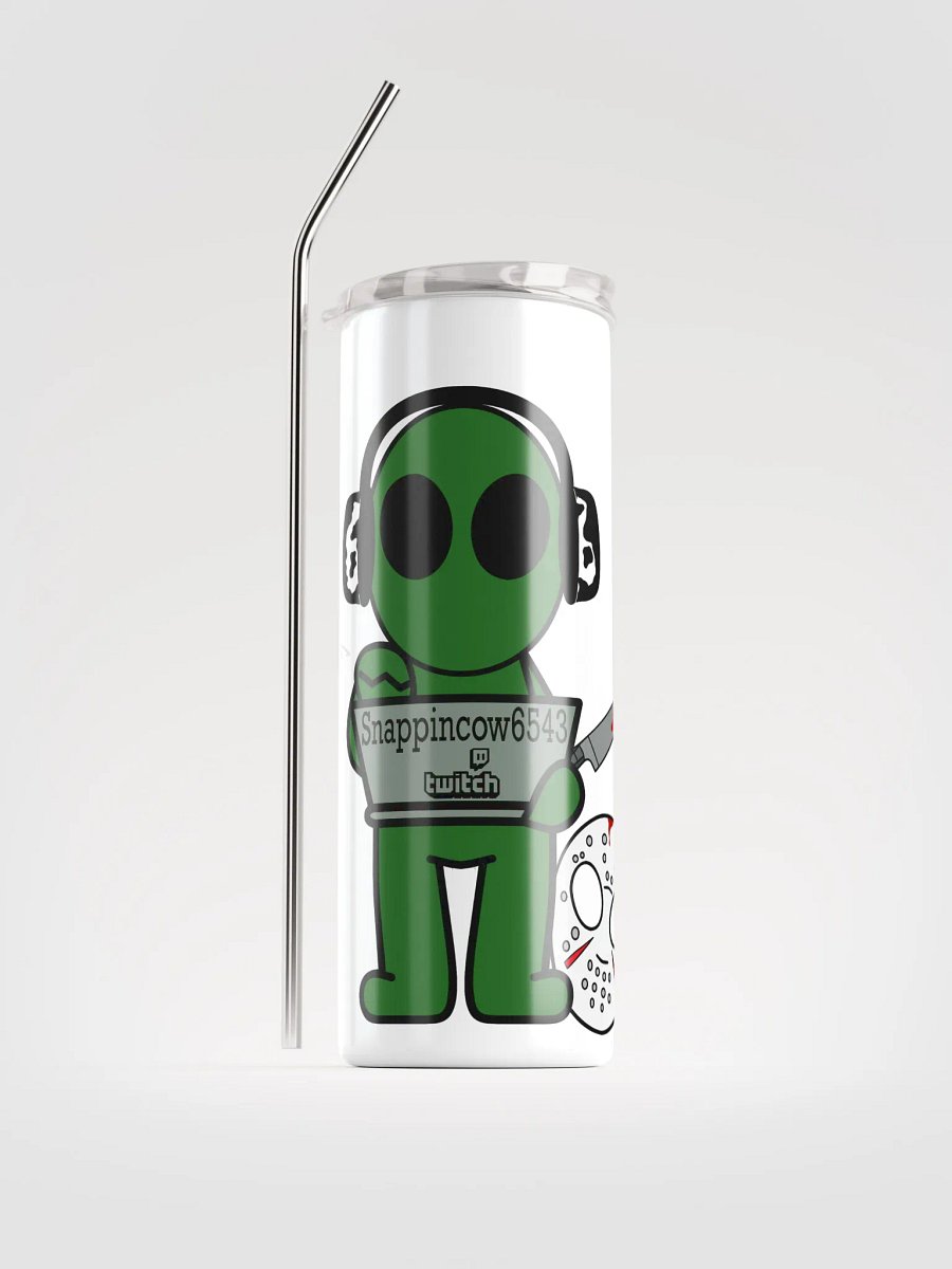 Streamer Logo Tumbler (White) product image (1)