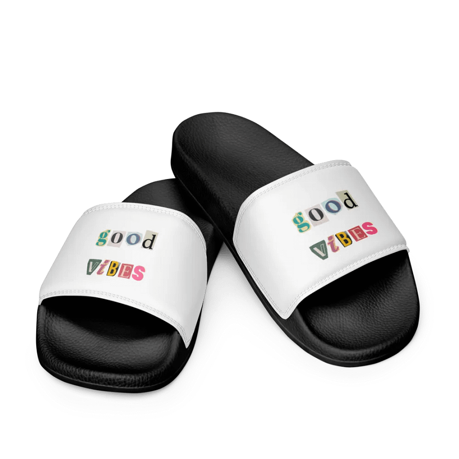 Good Vibes Collage Men's Slides product image (9)