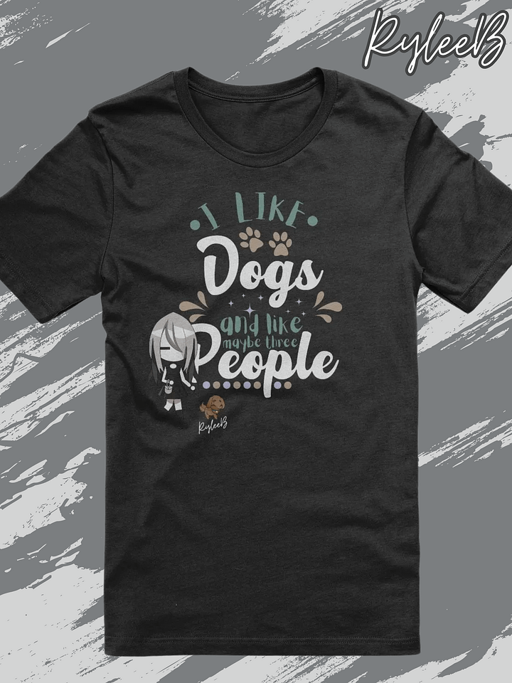 Dog lover introvert t-shirt - Puppy Company in Black by RyleeB product image (1)