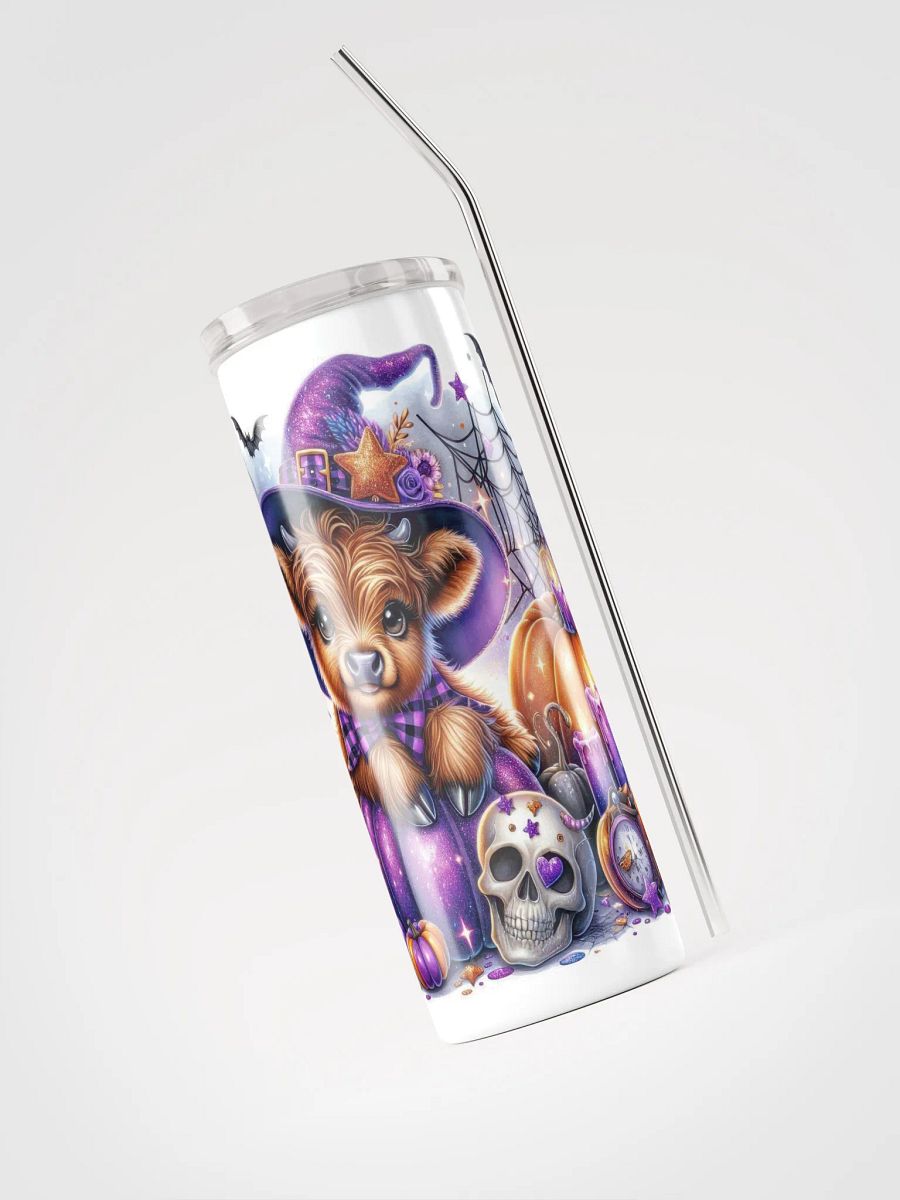 Witchy Cow Halloween Stainless Steel Tumbler product image (3)