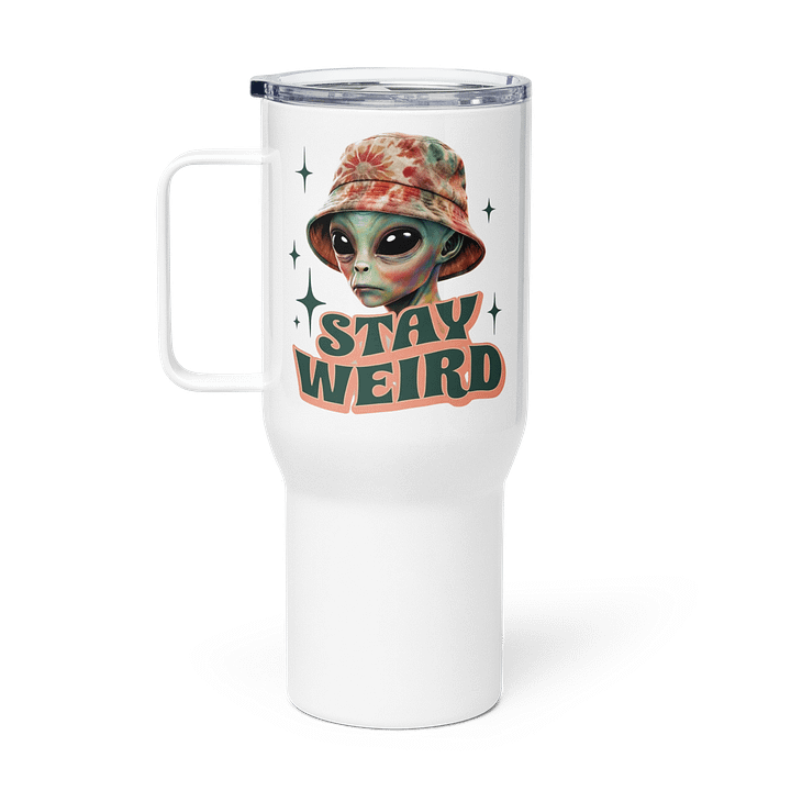 Stay Weird Alien Travel Mug product image (1)