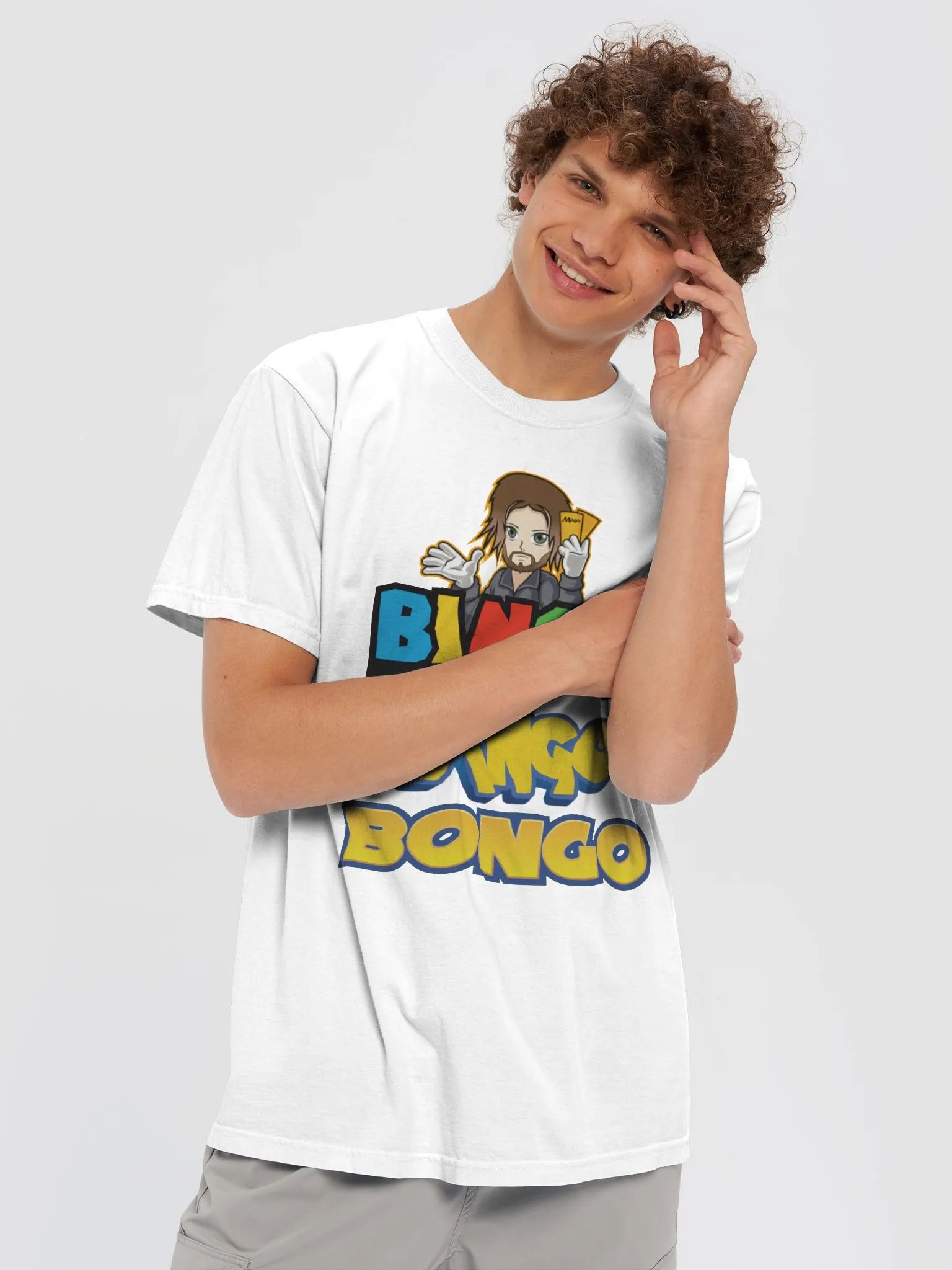 Bingo Bango Bong T-Shirt: White product image (5)