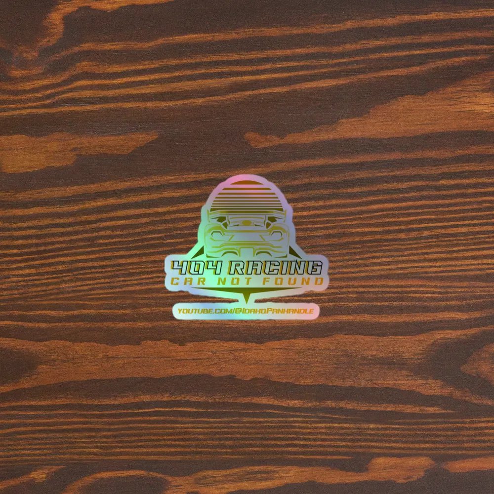 404 Racing Kiss-Cut Holographic Sticker Sheet product image (3)