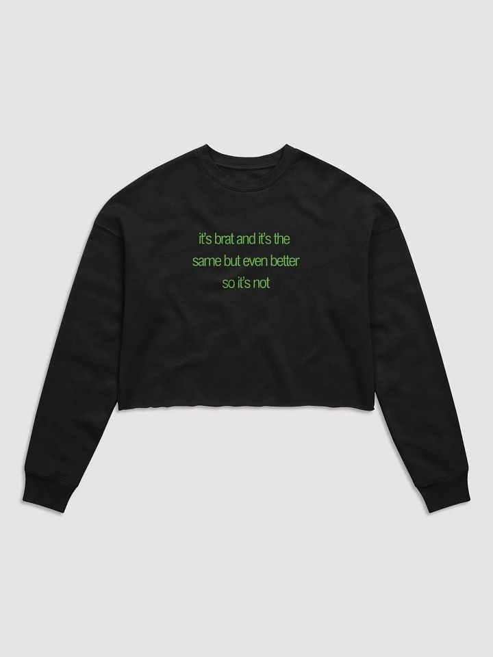 even better bratstyle cropped sweatshirt product image (1)