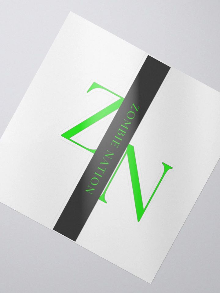 Zombie Nation sticker (green) product image (2)
