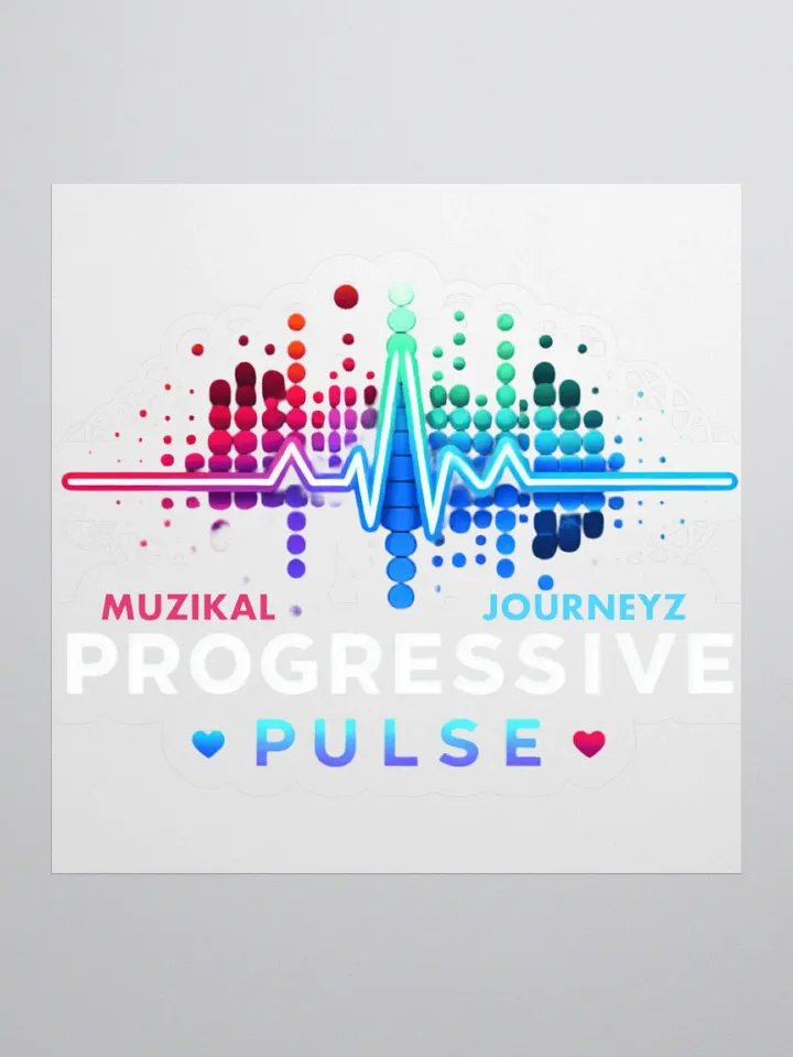 Progressive Pulse Kiss Cut Stickers product image (1)
