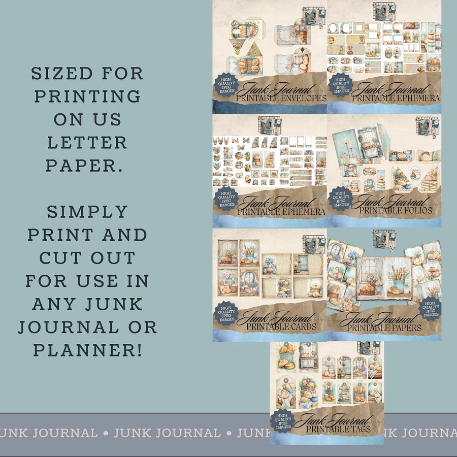 For The Love of Bread - Junk Journal Bundle V3 product image (3)