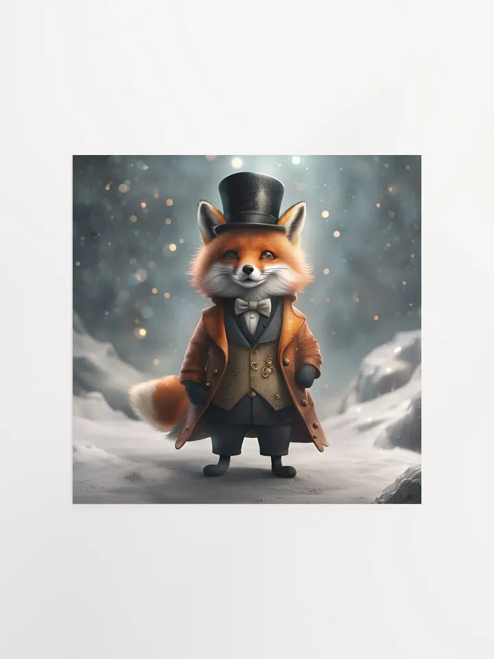 Smart Dressed Fox Poster product image (2)