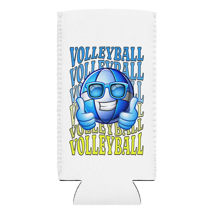 Thumbs Up Volleyball Vibes Cool Can Cooler product image (1)
