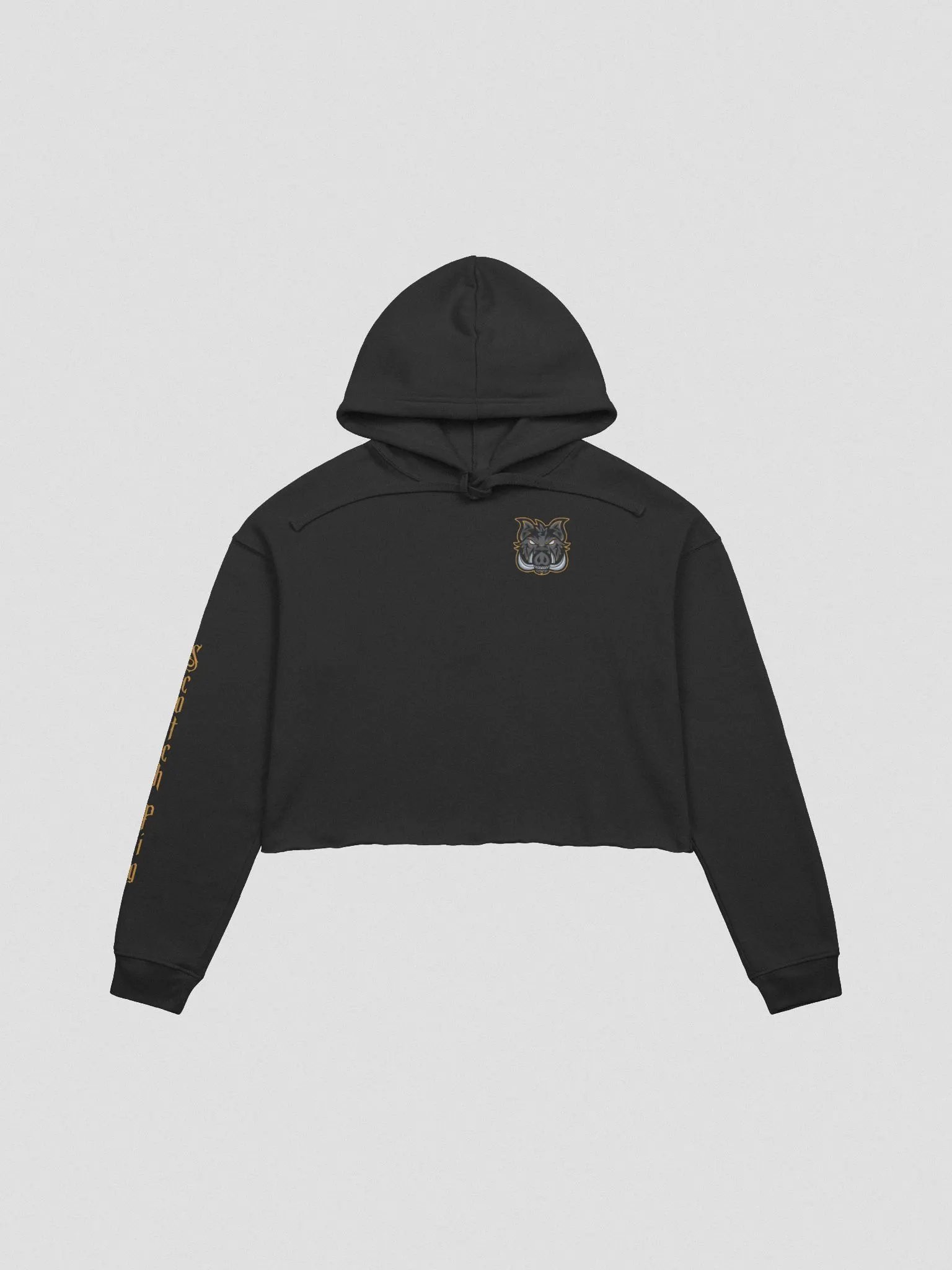ScotchPig Logo Cropped Hoodie product image (2)