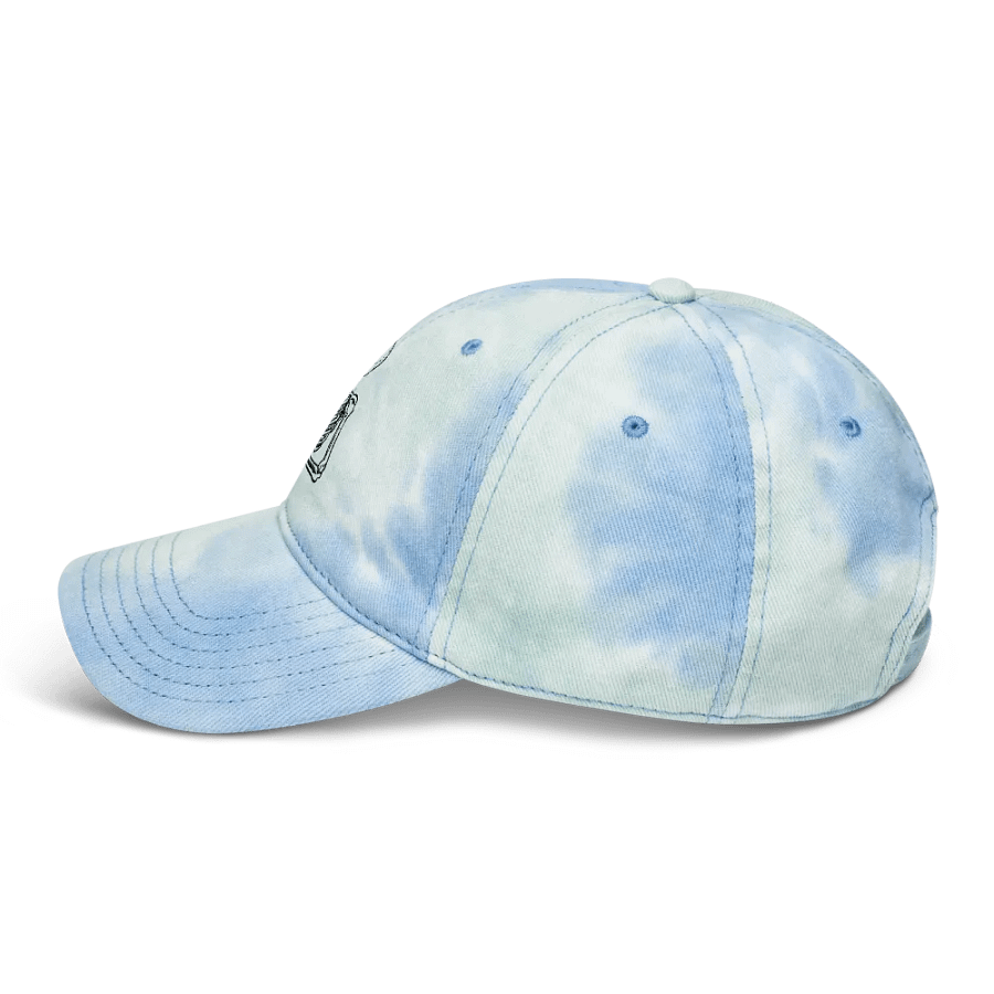 Tie-Dye Skelly Bookish Dad Hat product image (3)