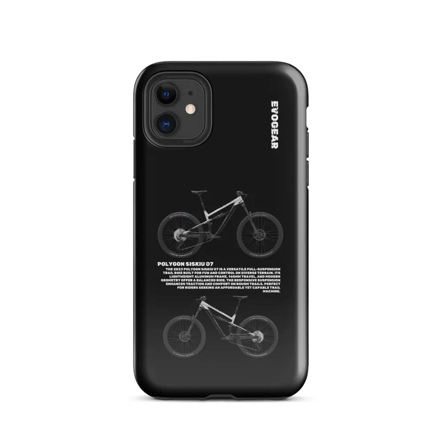 Black Polygon Siskiu D7 iPhone Case product image (47)