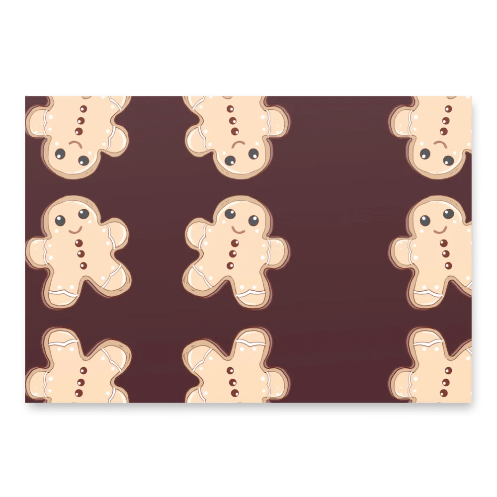 Christmas cookie wrapping paper product image (1)