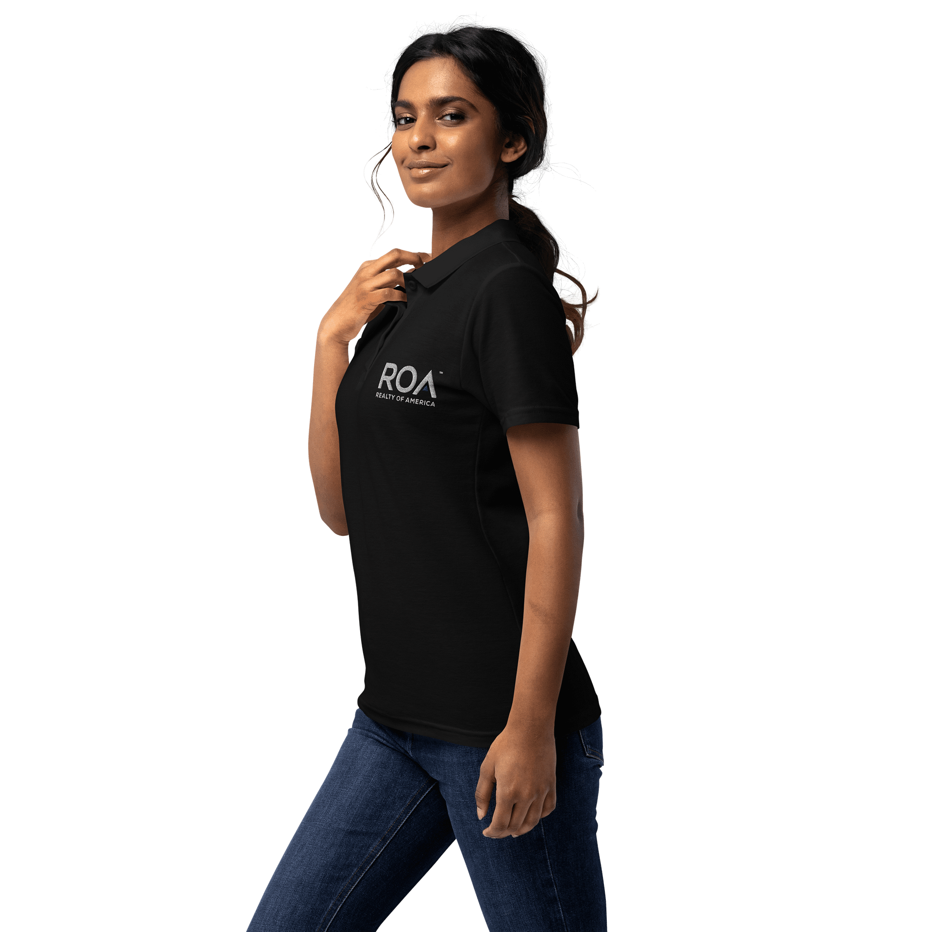 ROA Women's Pique Polo Shirt product image (6)