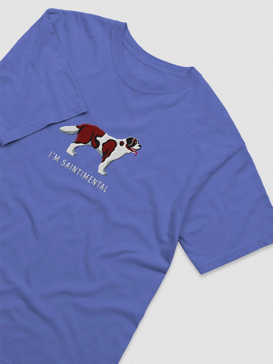 I'm Saintimental T-Shirt(Embroidered) of a Saint Bernard(Mahogany) product image (6)