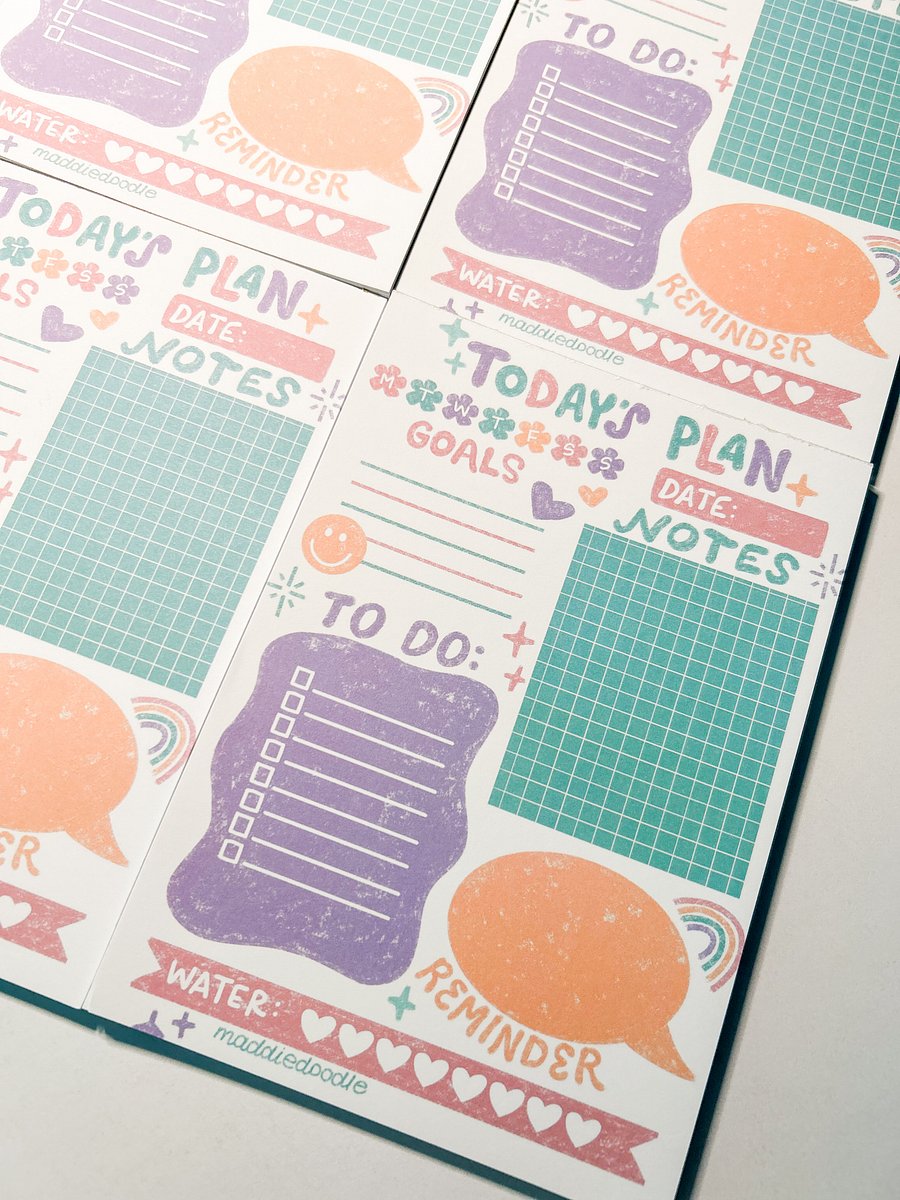 Cute Daily Planner Notepad product image (2)