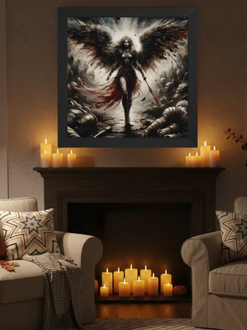 Ethereal Warrior Framed Matte Poster product image (1)
