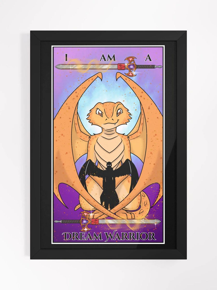 Day of the Dragon Tarot Card Framed Poster product image (2)