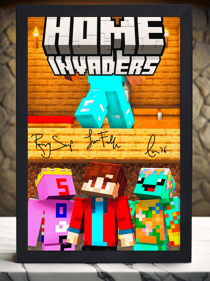 Home Invaders Signed Poster product image (1)