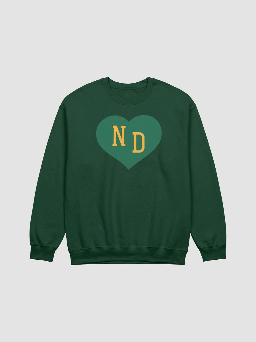 ND Heart Green Sweatshirt product image (1)