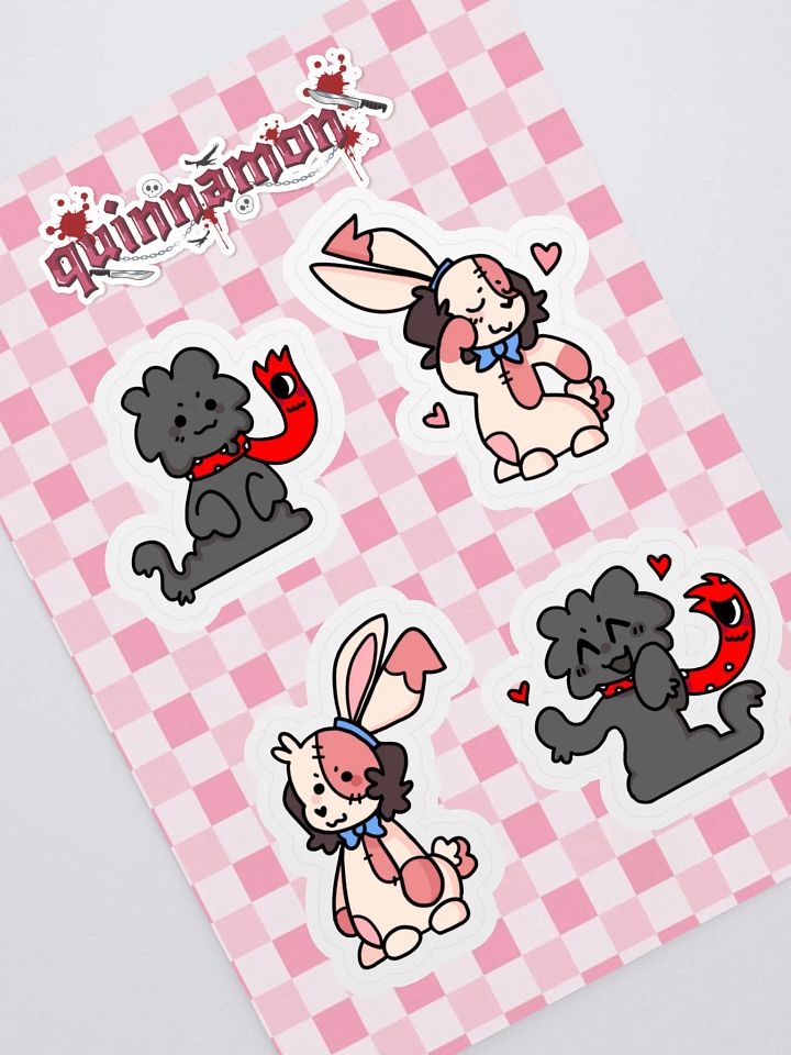 Scarfy Warfy and Mr. Stitches Sticker Sheet product image (1)