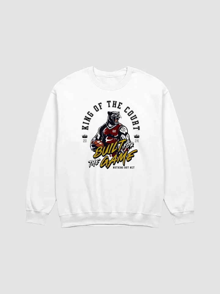 King of the Court Panther Crewneck Wht product image (1)