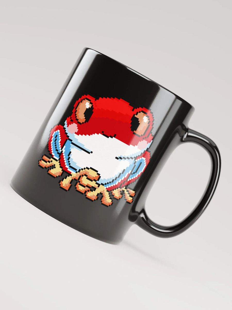 Red Rip the Frog Black Glossy Mug product image (4)