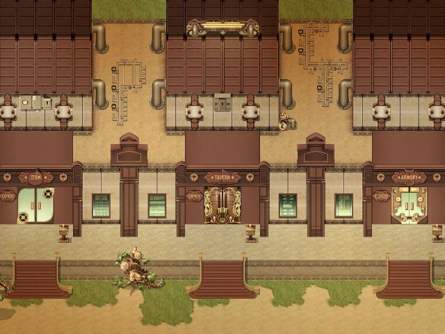 KR Steampunk Exterior Tileset for RPGs product image (2)