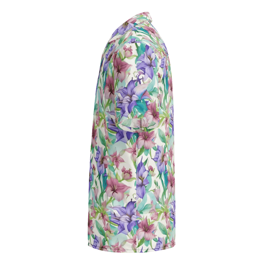 Floral Pattern Tiare Flowers Hawaiian Shirt product image (3)
