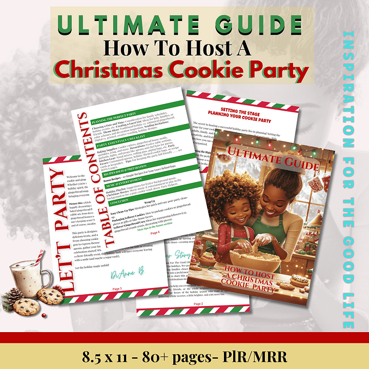 ULTIMATE GUIDE TO HOW TO HOST CHRISTMAS COOKIE PARTY product image (1)