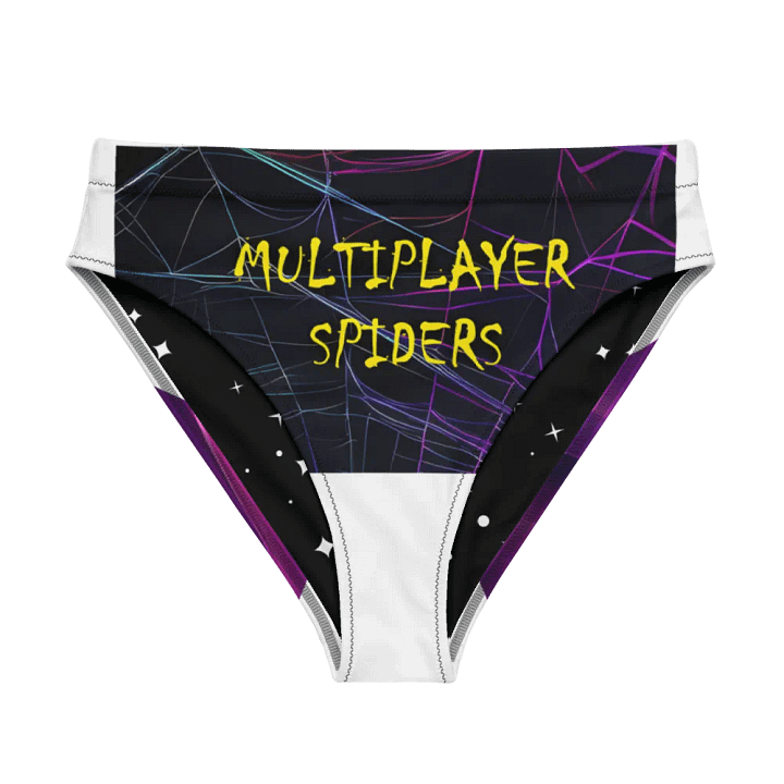 Neon Spider Web Multiplayer Bikini Bottoms product image (1)