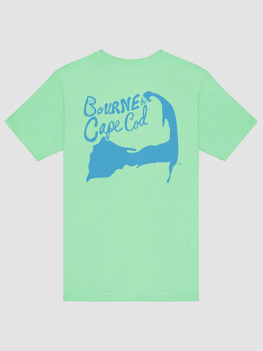 Men's | BOURNE to Cape Cod™ | Supersoft T-Shirt by Bella+Canvas | Deep Sky Blue Logo on Bright Colors product image (58)