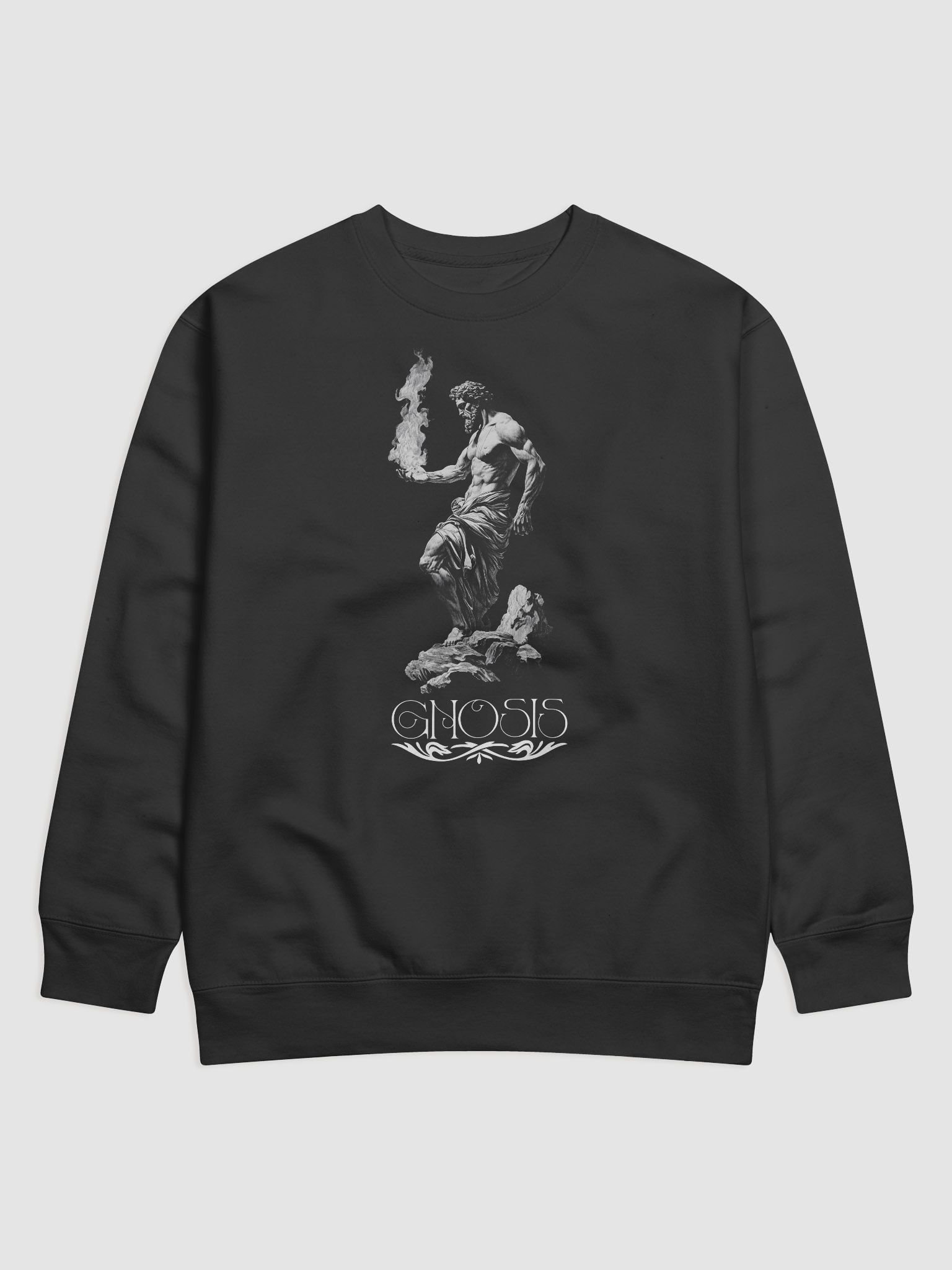 Prometheus Stealing Fire, Gnosis, Greek Gods Myth sweatshirt product image (1)